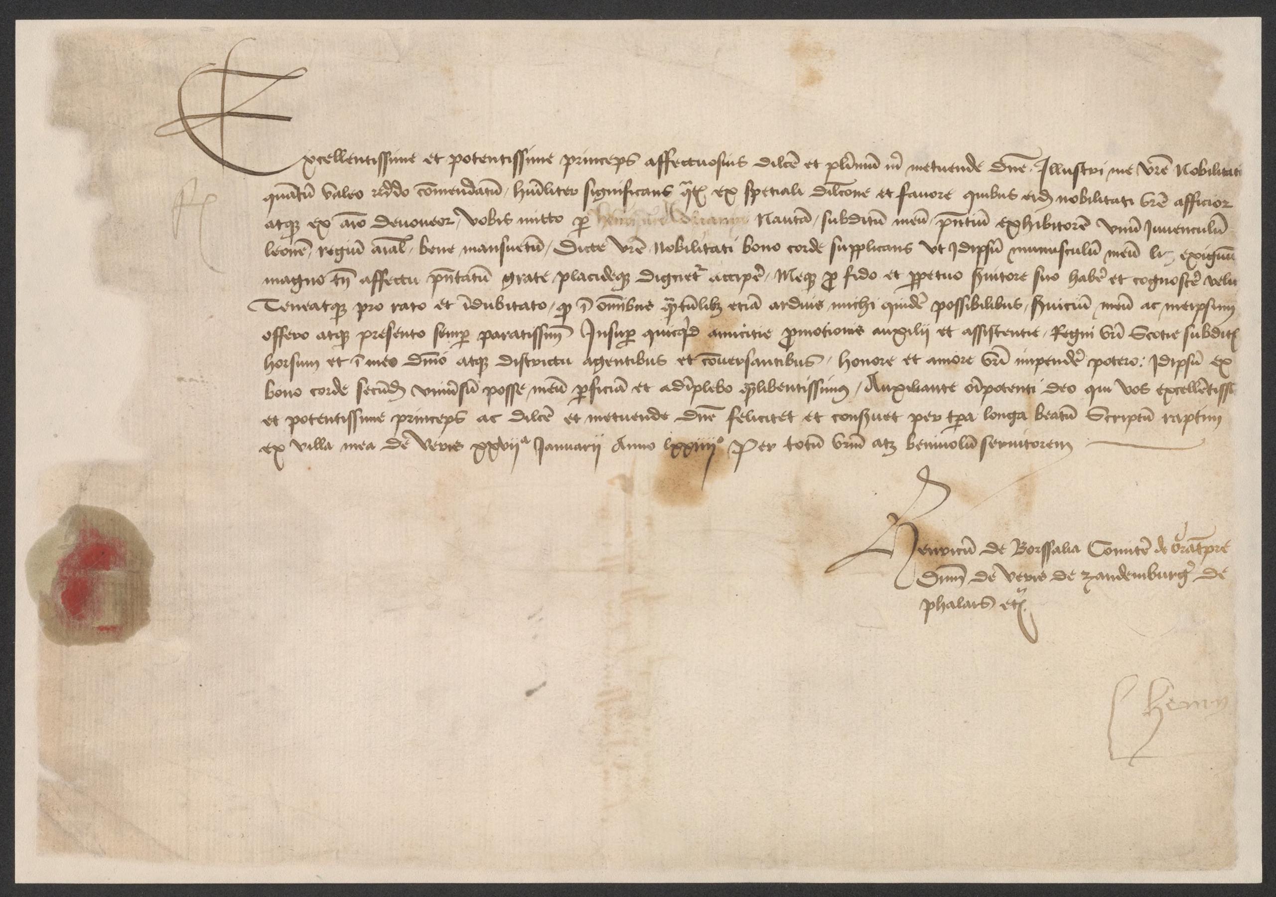 tekst: Een Veerse leeuw voor de koning van Schotland 1474 | Wat staat
