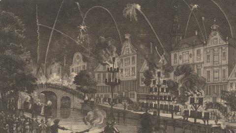 Vuurwerk te Haarlem 1667