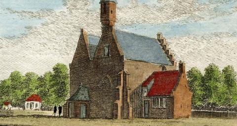 De kerk van Grijpskerke in Zeeland