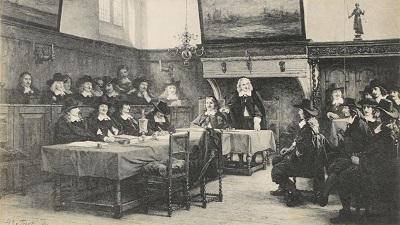 Zitting van de vierschaar in Veere
